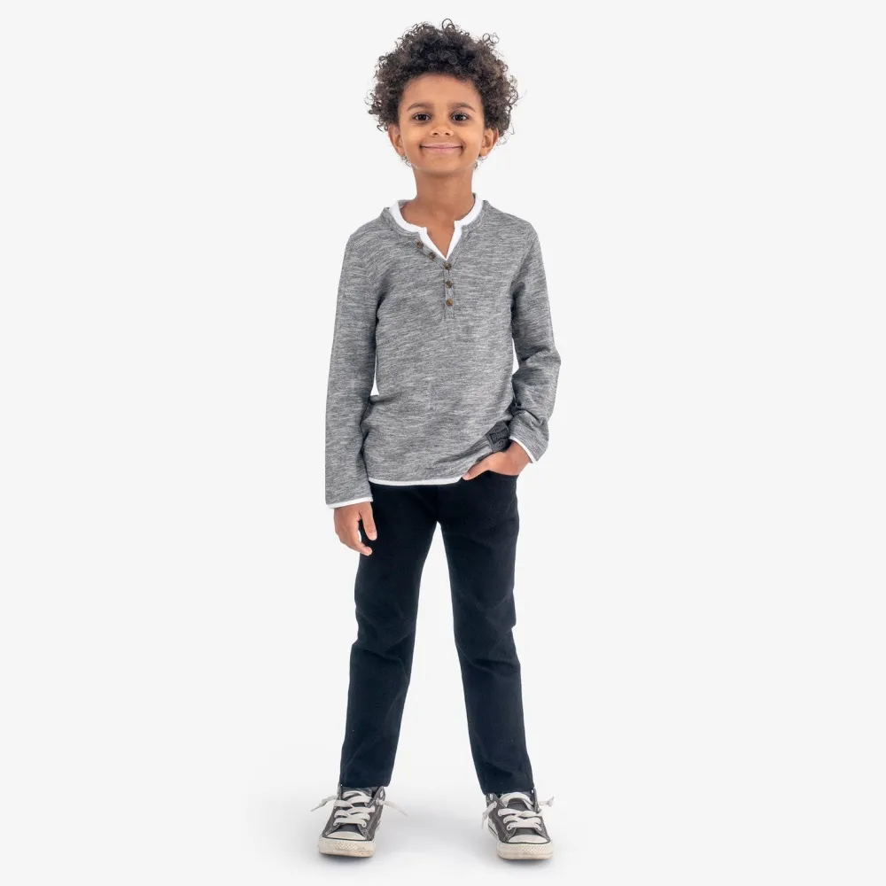 Appaman Camden Henley GreyStripe