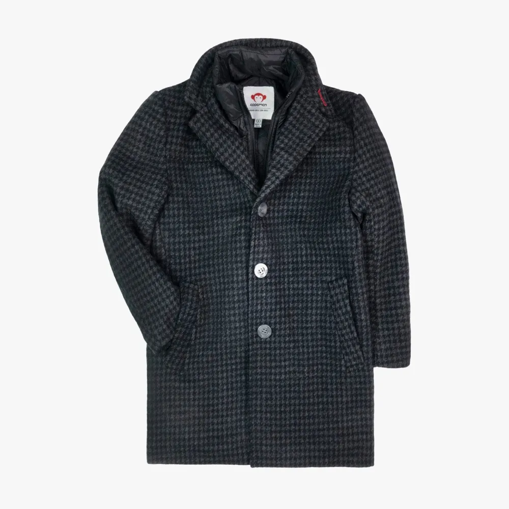 Outlet Appaman City Overcoat Houndstooth