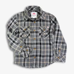 New Appaman Flannel Shirt GreigePlaid