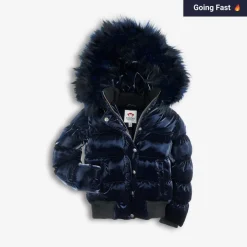 Outlet Appaman Kyla Puffer Coat NavyShine