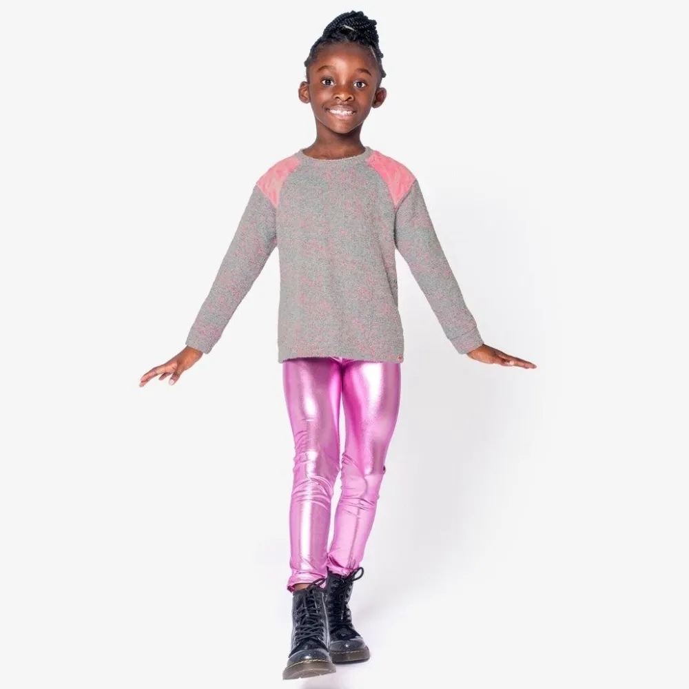Hot Appaman Leggings MetallicPink