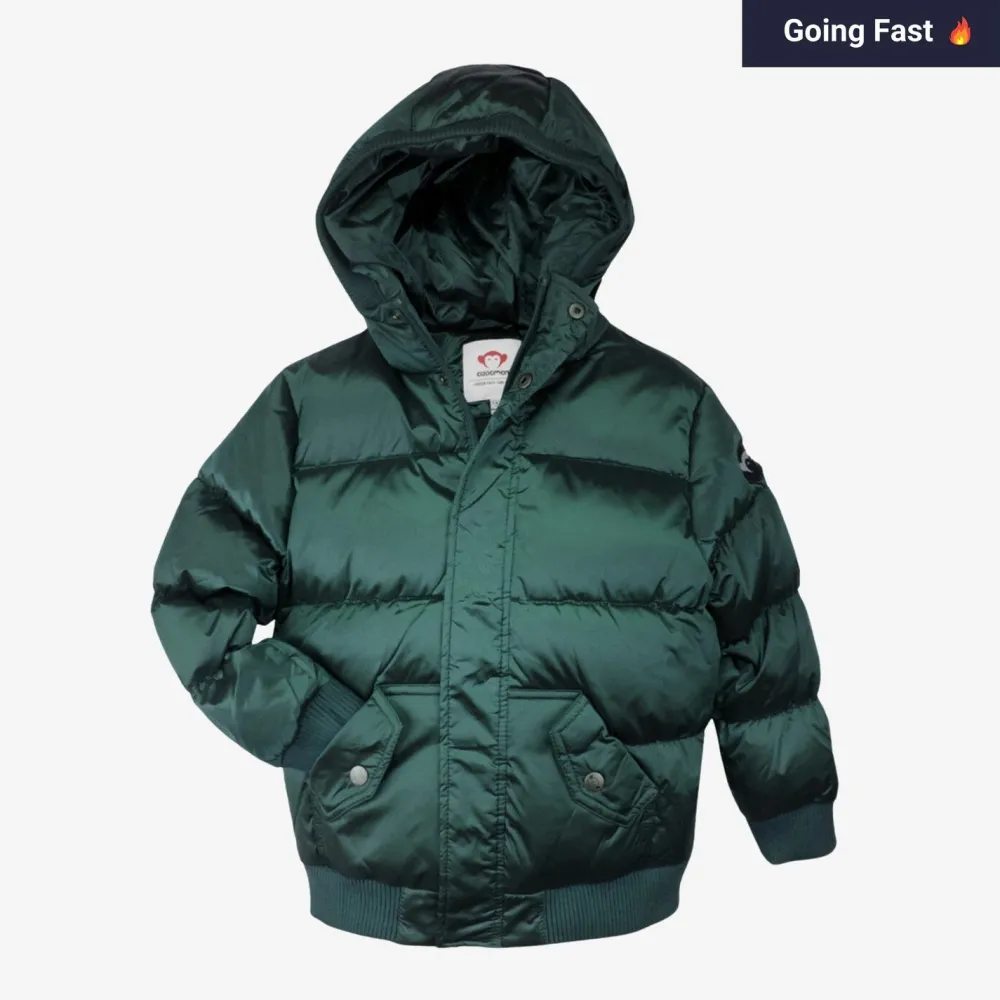 Clearance Appaman Puffy Coat ForestGreen