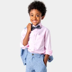 Hot Appaman Silk Bow Tie PinkPolkaDots