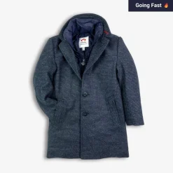 Discount Appaman City Overcoat CheckeredInk