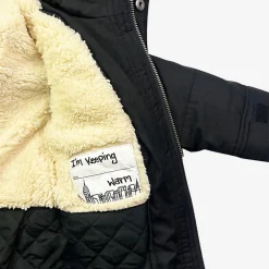 New Appaman Denali Down Coat BlackHerringbone