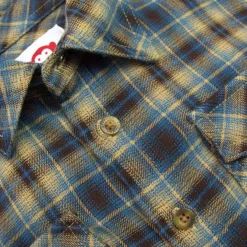 Clearance Appaman Flannel Shirt Chocolate/BluePlaid