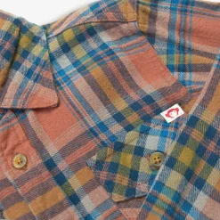 Sale Appaman Flannel Shirt Clay/JewelPlaid