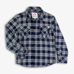 Clearance Appaman Flannel Shirt NavyPlaid
