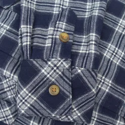 Clearance Appaman Flannel Shirt NavyPlaid