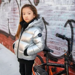 Online Appaman Flurry Coat Silver