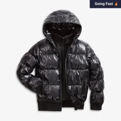 Outlet Appaman Flurry Coat ShinyBlack