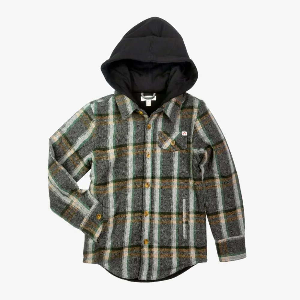 Discount Appaman Glen Hooded Shirt Woodland