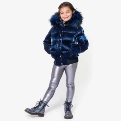 Outlet Appaman Kyla Puffer Coat NavyShine