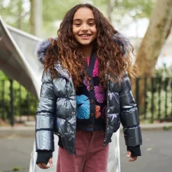 Online Appaman Kyla Puffer Coat Gunmetal