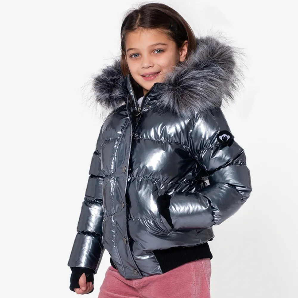 Online Appaman Kyla Puffer Coat Gunmetal