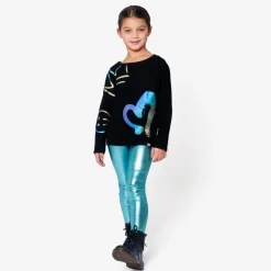 Outlet Appaman Leggings MetallicAqua