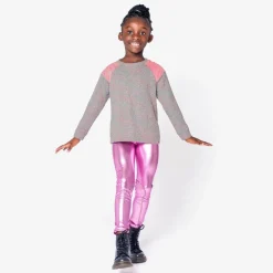 Hot Appaman Leggings MetallicPink