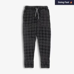 Outlet Appaman Rest Day Sweatpants BlackHoundstooth