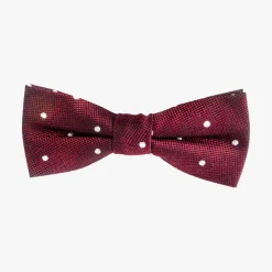 Online Appaman Silk Bow Tie BurgundyDots