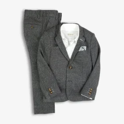 Best Appaman Stretchy Mod Suit NoirMicroPlaid