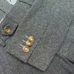 Best Appaman Stretchy Mod Suit NoirMicroPlaid