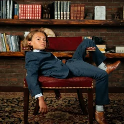 Sale Appaman Stretchy Suit Pant IndigoWalesCheck