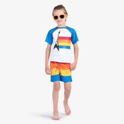 Outlet Appaman Swim Trunks RetroStripes