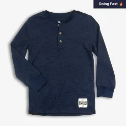 Discount Appaman Thermal Henley Indigo